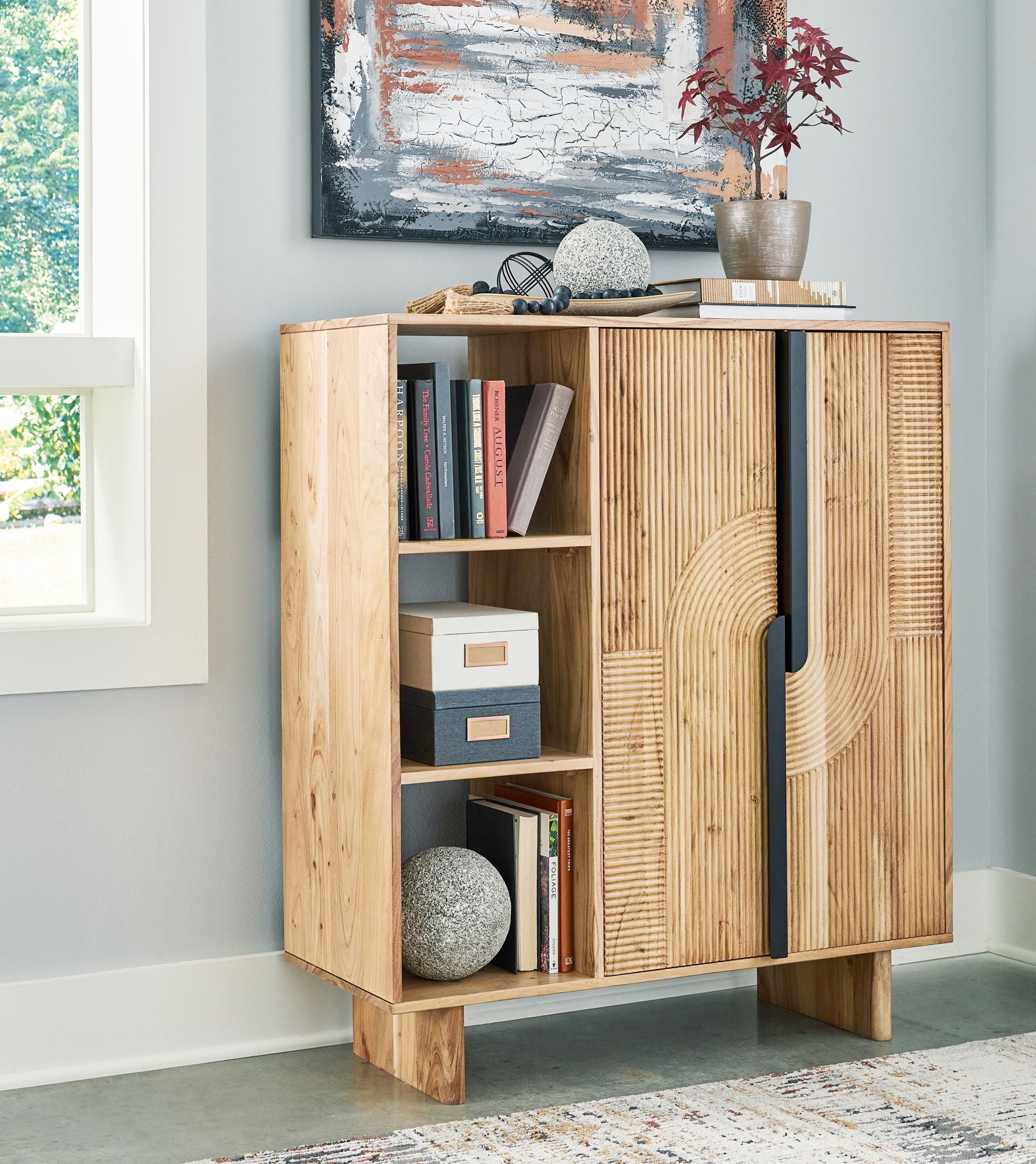 Kierwell - Accent Cabinet - Natural