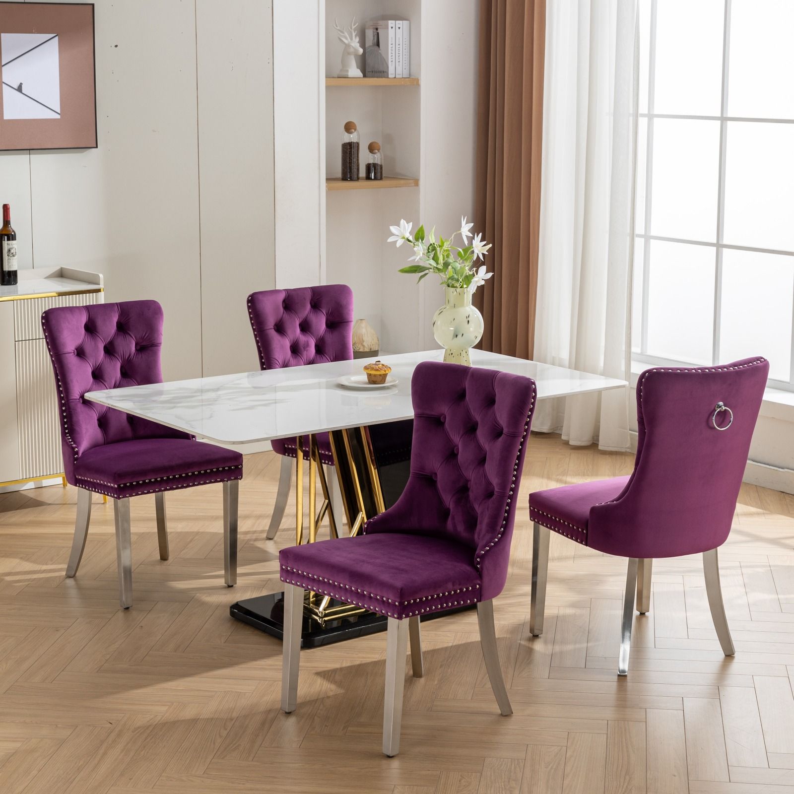 Nikki - Contemporary Upholstered Dining Chair (Set of 2)