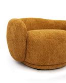 Divani Casa Andrew - Modern Orange Fabric Accent Chair