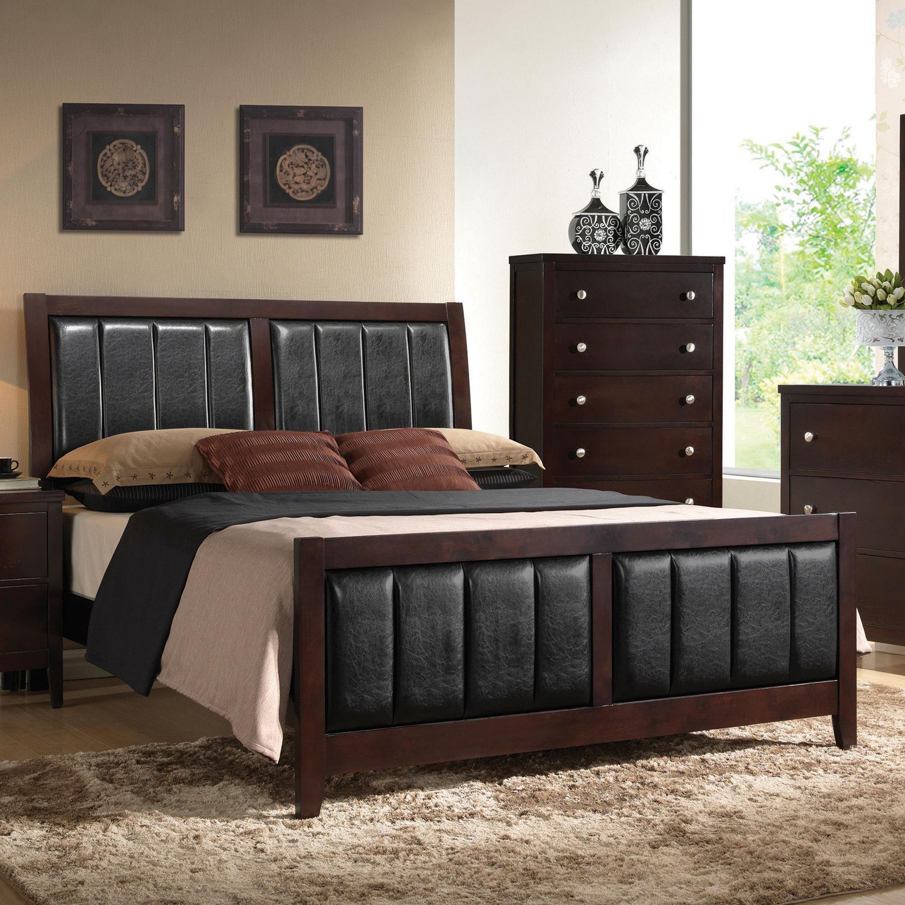 Diamond Modern Furniture COA Carlton Queen Upholstered Bed 202091Q IMAGE 4