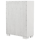 Diamond Modern Furniture COA Jessica 5-Drawer Chest 202995 IMAGE 7