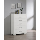 Diamond Modern Furniture COA Jessica 5-Drawer Chest 202995 IMAGE 9