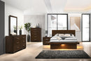 Jessica  California King Bedroom Set Cappuccino