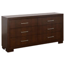 Jessica  California King Bedroom Set Cappuccino