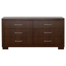 Jessica  California King Bedroom Set Cappuccino