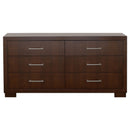 Jessica  California King Bedroom Set Cappuccino