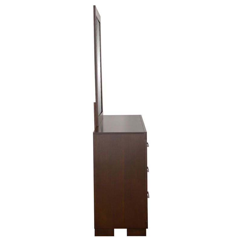 Jessica 6-drawer Dresser Cappuccino