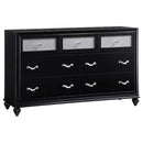 Barzini  California King Bedroom Set Black
