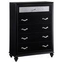 Barzini  California King Bedroom Set Black