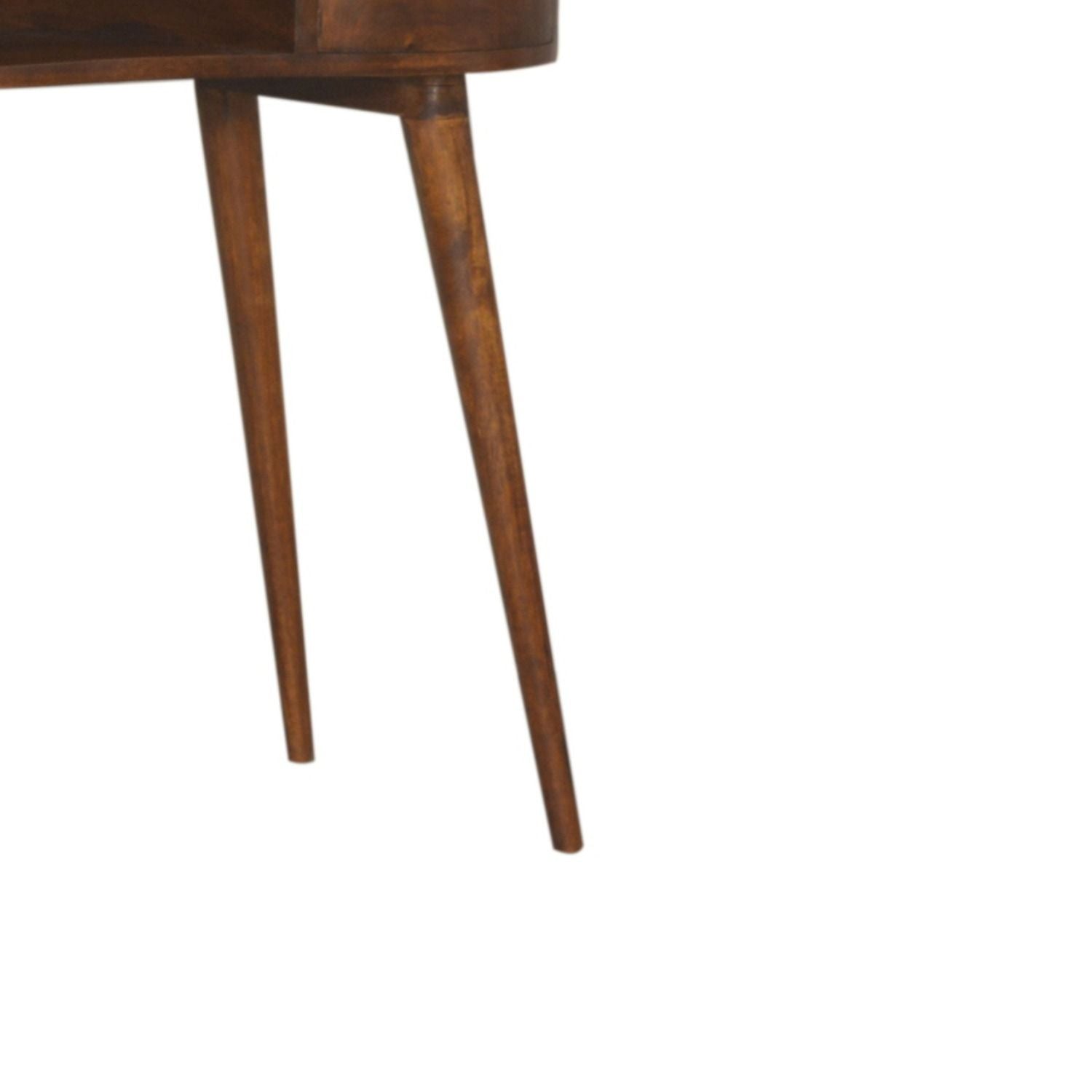 Rounded Writing Desk - Chestnut