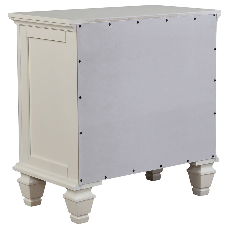 Sandy Beach 3-drawer Nightstand Black