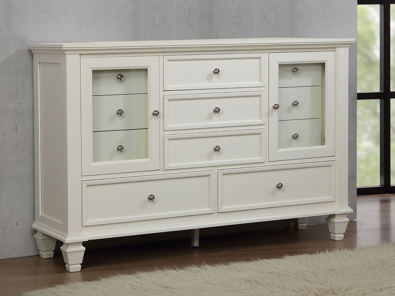 Sandy Beach 11-drawer Dresser Black