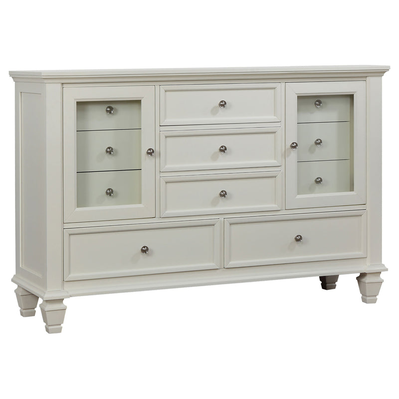 Sandy Beach 11-drawer Dresser Black
