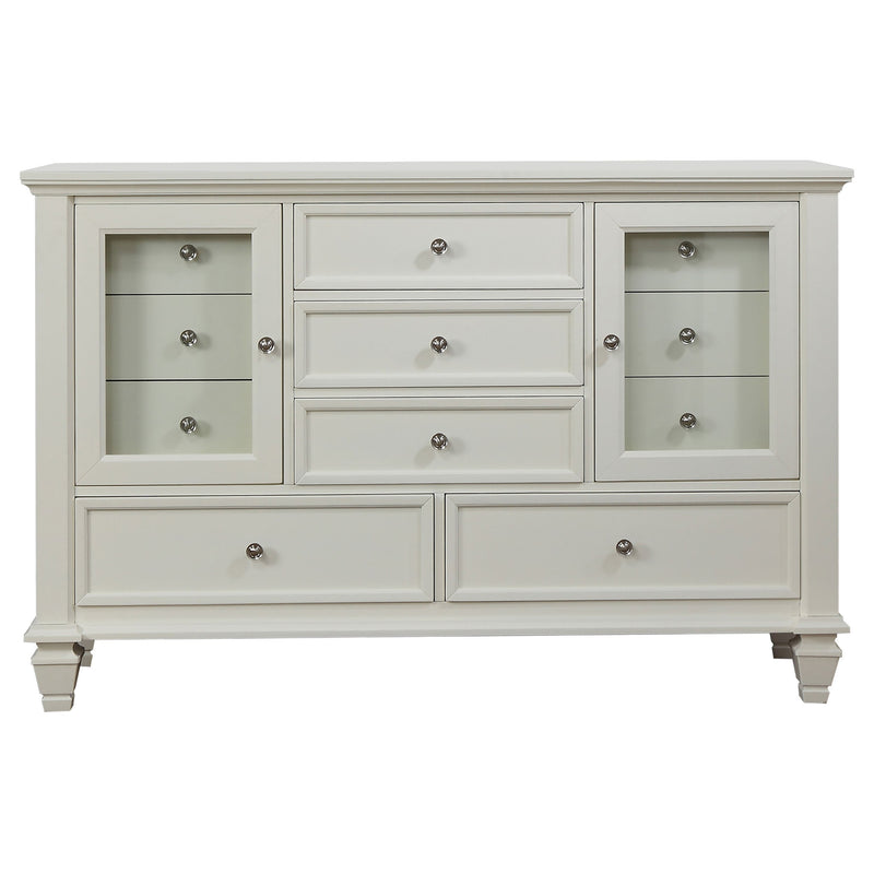 Sandy Beach 11-drawer Dresser Black