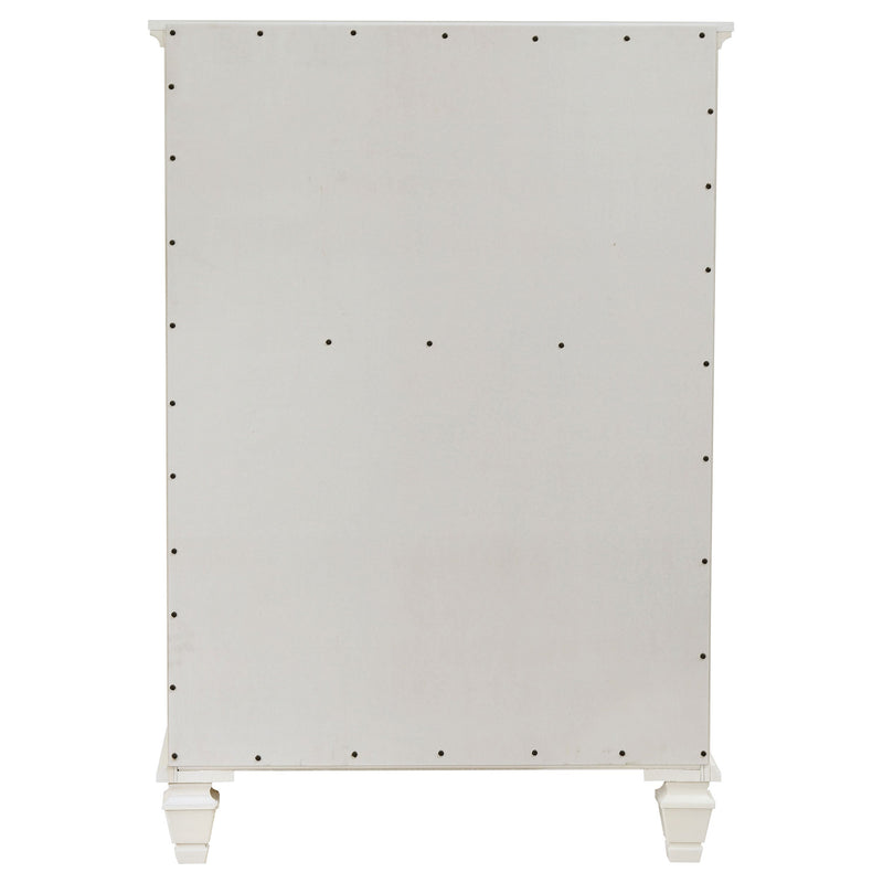 Sandy Beach 5-drawer Bedroom Chest Black