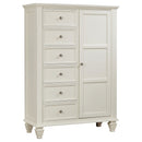Sandy Beach 5-drawer Bedroom Chest Black