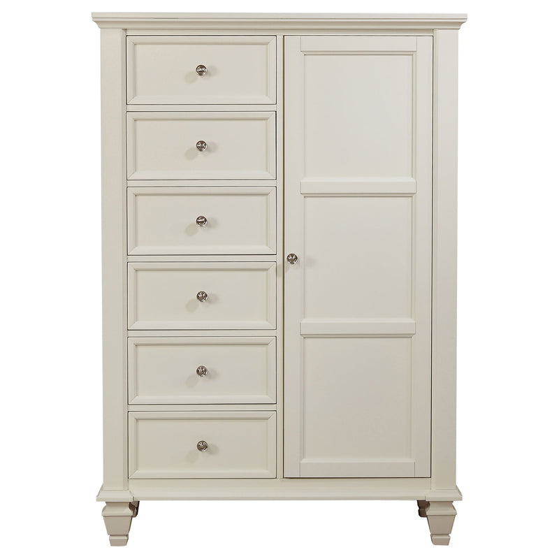 Sandy Beach 5-drawer Bedroom Chest Black