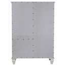 Sandy Beach 5-drawer Bedroom Chest Black