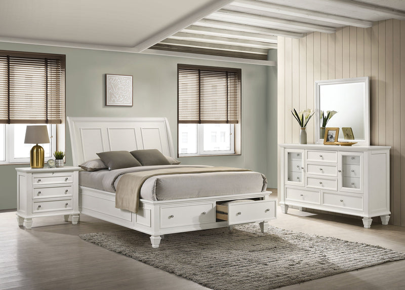 Sandy Beach  California King Bedroom Set Black