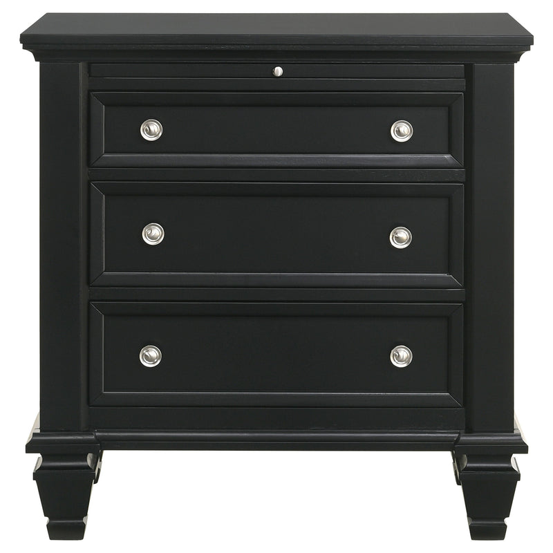 Sandy Beach  California King Bedroom Set Black