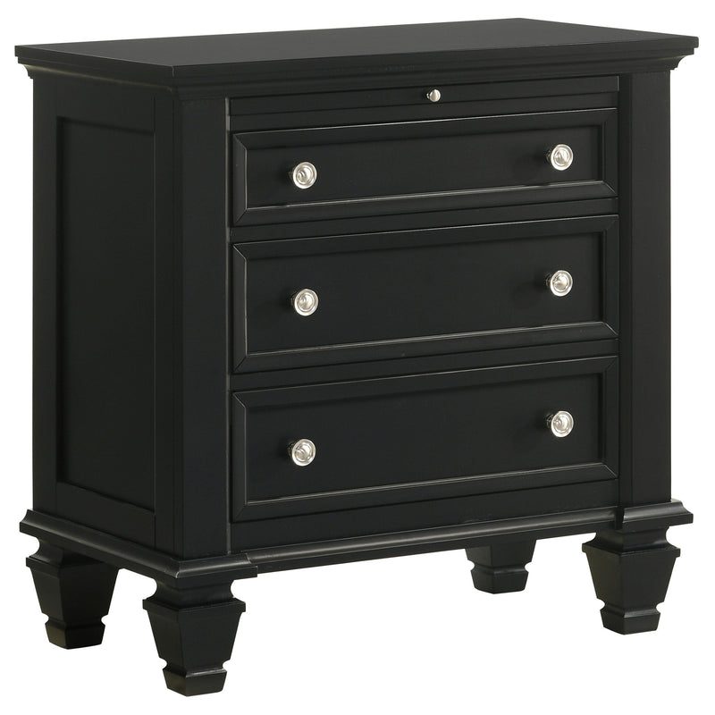 Sandy Beach  California King Bedroom Set Black