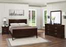 Louis Philippe   Bedroom Set Cappuccino