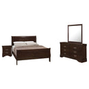 Louis Philippe   Bedroom Set Cappuccino