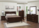 Louis Philippe   Bedroom Set Cappuccino