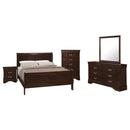 Louis Philippe   Bedroom Set Cappuccino