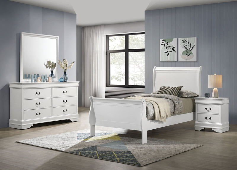 Louis Philippe   Bedroom Set Cappuccino