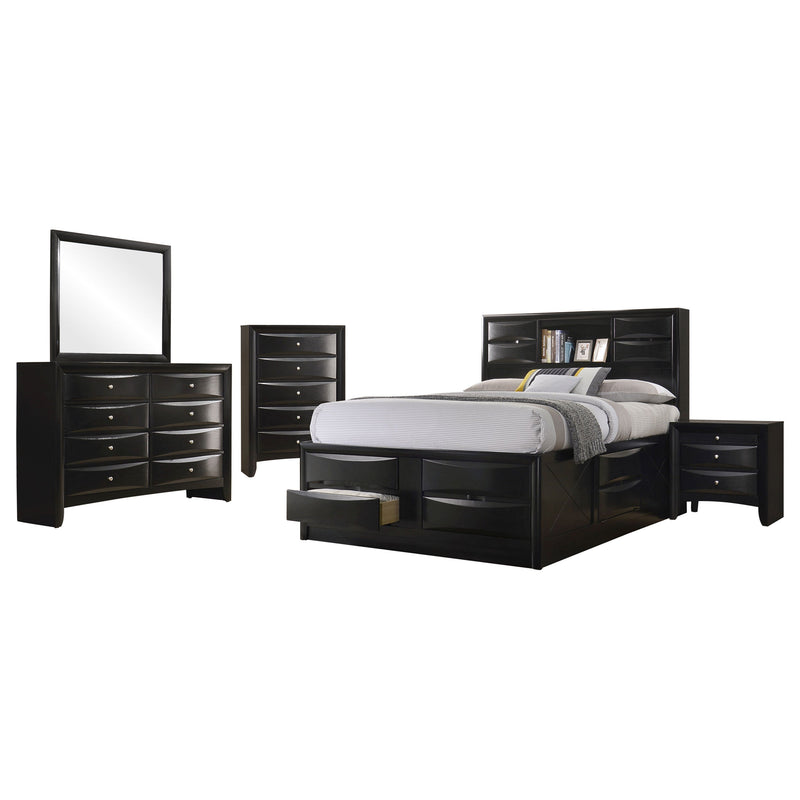 Briana  California King Bedroom Set Black