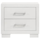 Jessica 5-piece Queen LED Bedroom Set Snow White