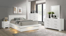 Jessica  California King Bedroom Set Cappuccino