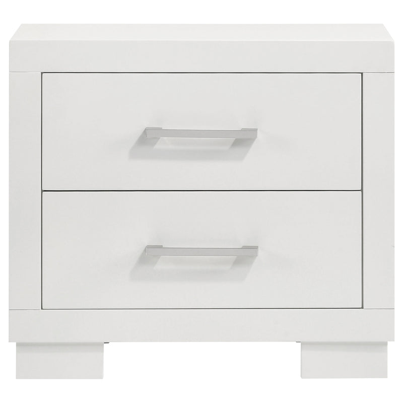 Jessica 5-piece Queen LED Bedroom Set Snow White