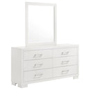 Jessica 6-drawer Dresser Cappuccino