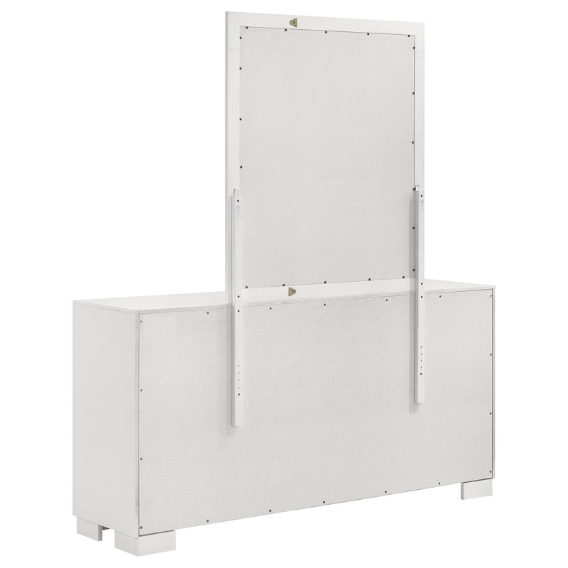 Jessica 6-drawer Dresser Cappuccino