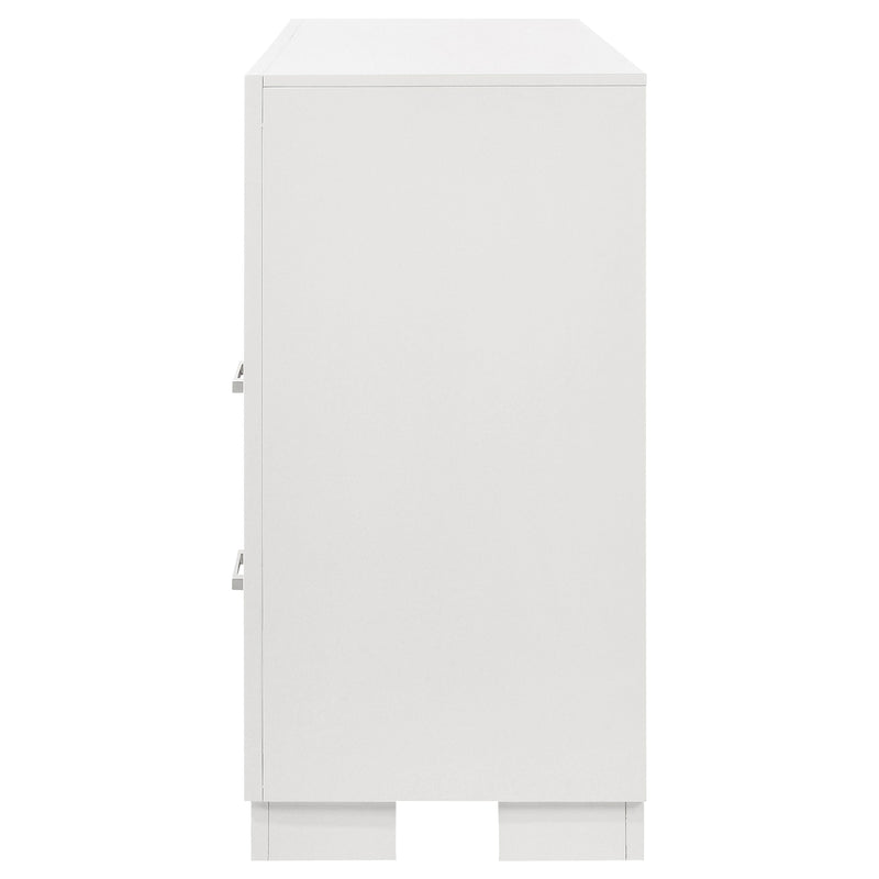 Jessica 6-drawer Dresser Cappuccino