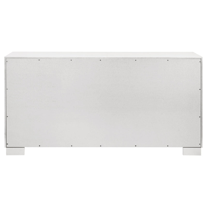 Jessica 6-drawer Dresser Cappuccino