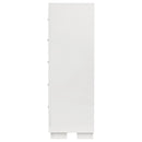 Jessica 5-drawer Bedroom Chest Cappuccino