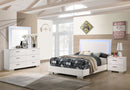 Felicity  Bedroom Set White High Gloss