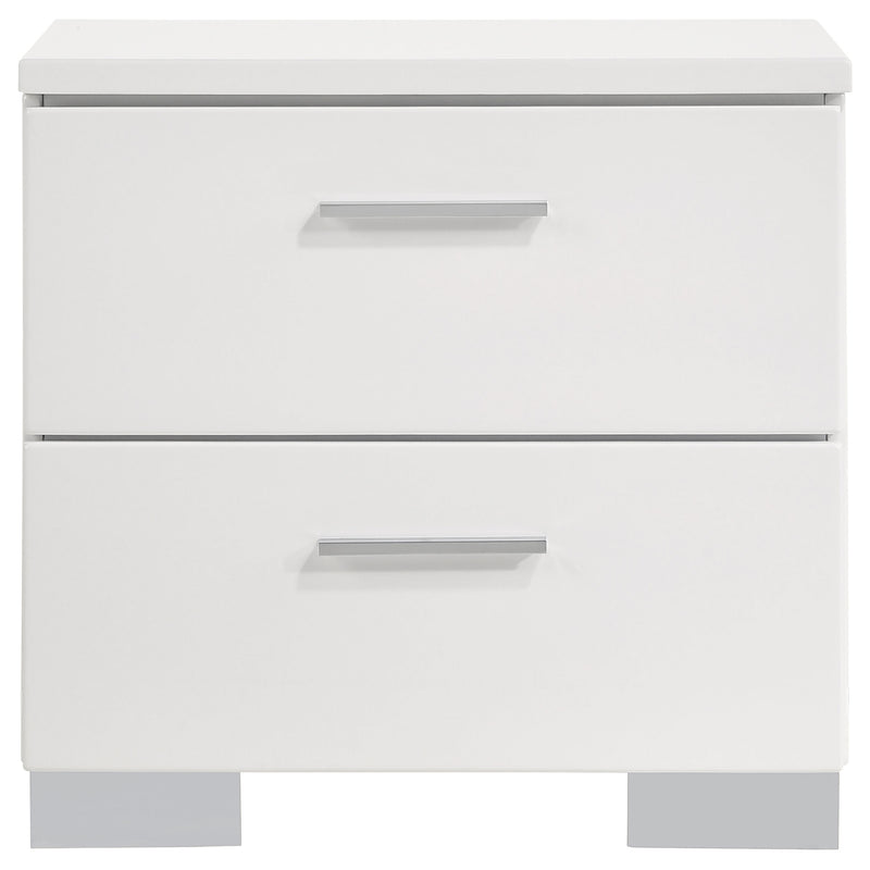 Felicity  Bedroom Set White High Gloss