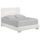 Felicity  California King Bedroom Set White Gloss