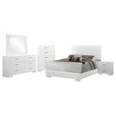 Felicity  Bedroom Set White High Gloss
