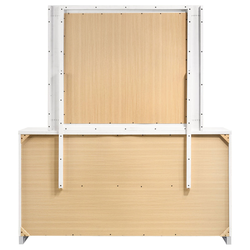 Felicity 6-drawer Dresser White High Gloss