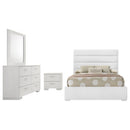 Felicity  California King Bedroom Set White Gloss