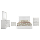 Felicity  California King Bedroom Set White Gloss