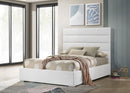 Felicity 53-inch Upholstered  Platform Bed White