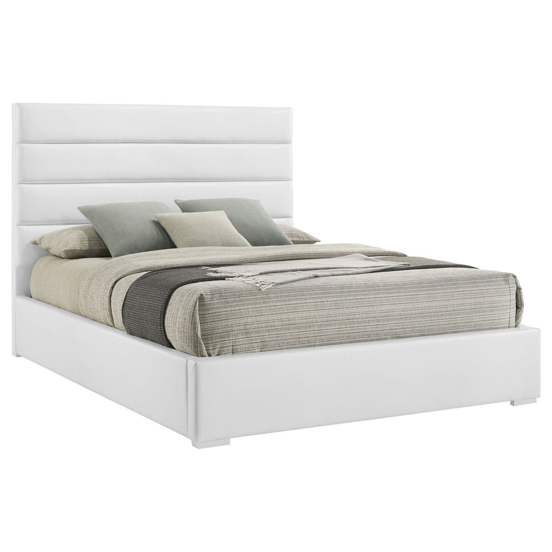 Felicity 53-inch Upholstered  Platform Bed White