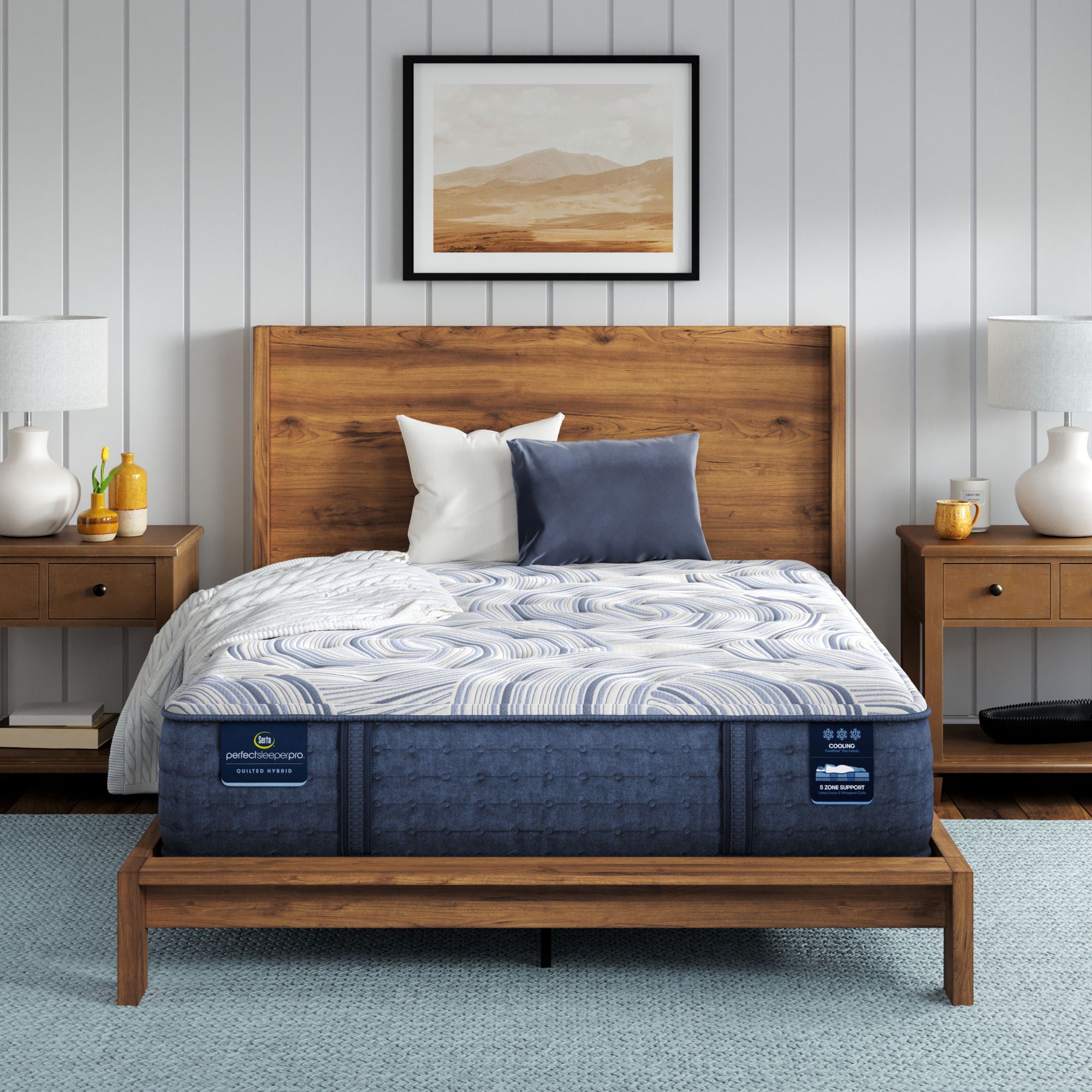 Perfect Sleeper Pro Hybrid - 13" Kensington Latex Medium Mattress