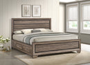 Kauffman Wood California King Panel Bed Dark Cocoa